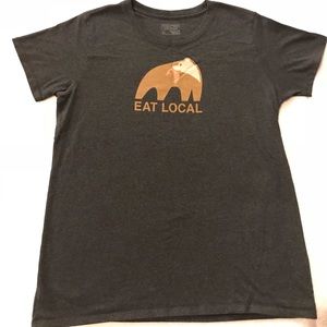 GRAY PATAGONIA TSHIRT